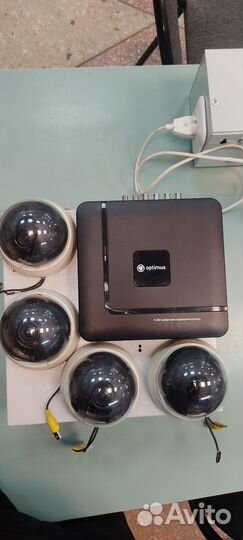 Комплект видеонаблюдения 4 камеры