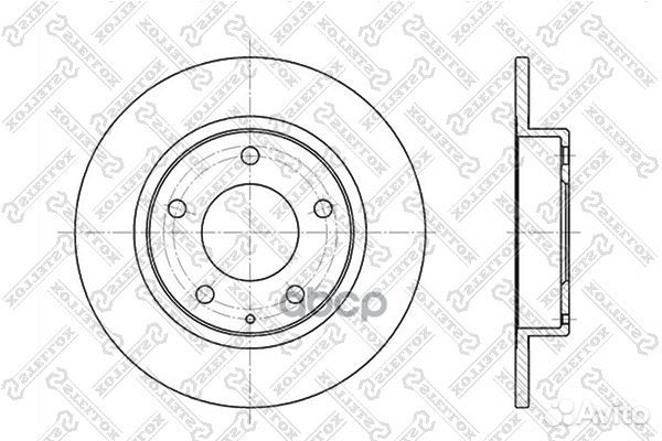 Диск торм. зад. Mazda 626/MX-6/Xedos 6 1 602032