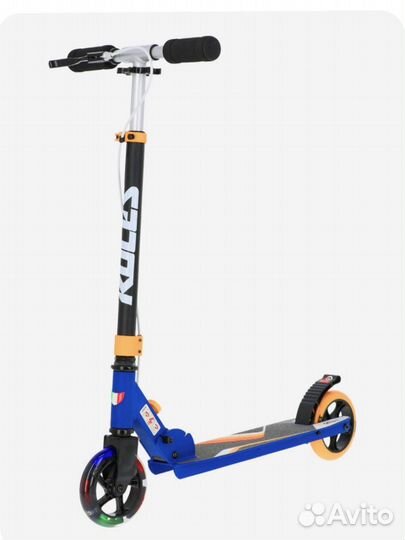 Самокат детский двухколесный с ручным тормозом