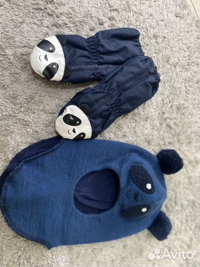 Шапка шлем lassie 48+ краги lassie 2