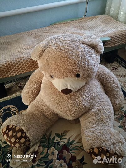 Большая мягкая игрушка медведь