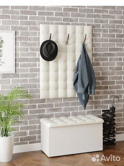 Набор вешалка пуфик