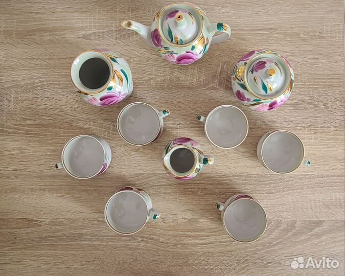 Фарфоровый чайный сервиз дулево. Тонкий фарфор