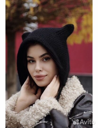 Шапка с ушками