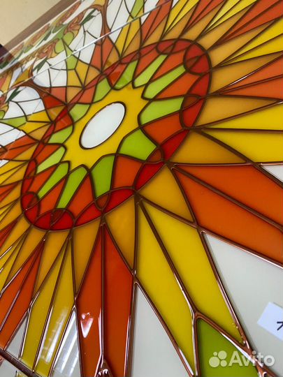 Витражи для мебели, Тиффани, витражные потолки