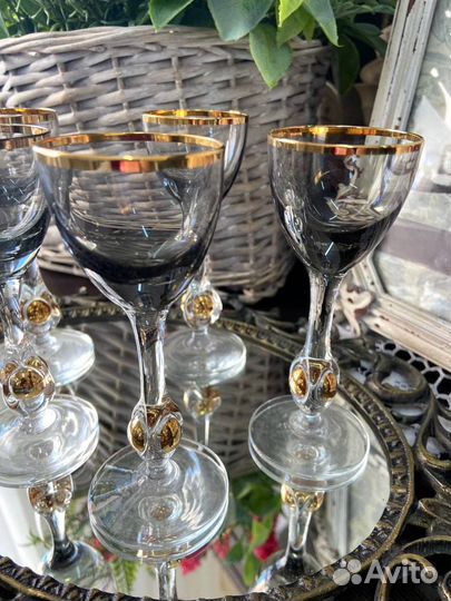 Ликерные рюмки Zlata Zuzana Чехословакия