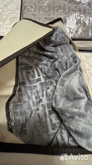 Новые пледы 220*240 бордовый и серый