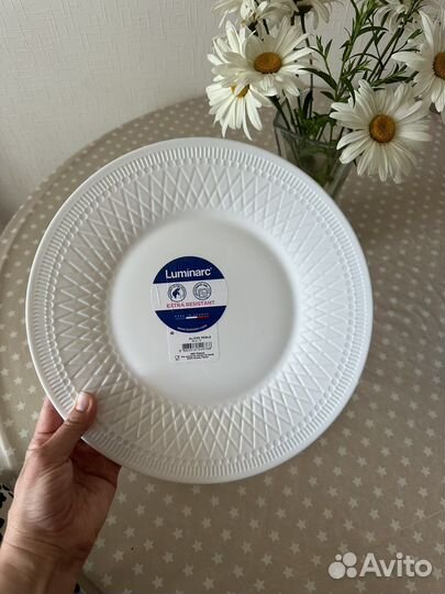 Набор тарелок luminarc 28 см 6 шт новые
