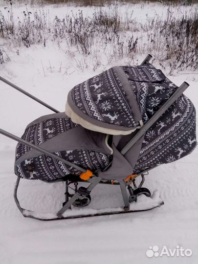Санки коляска
