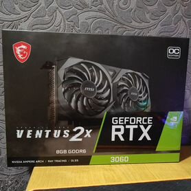 Новая MSI RTX 3060 ventus 2x