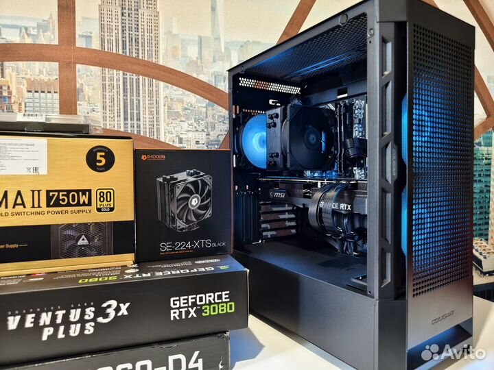 Новый игровой пк:RTX 3080 i5 12400f