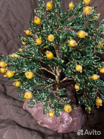 Деревья из бисера