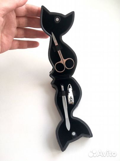 Маникюрный набор в футляре Кошечка