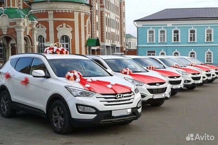 Свадебные украшения на авто