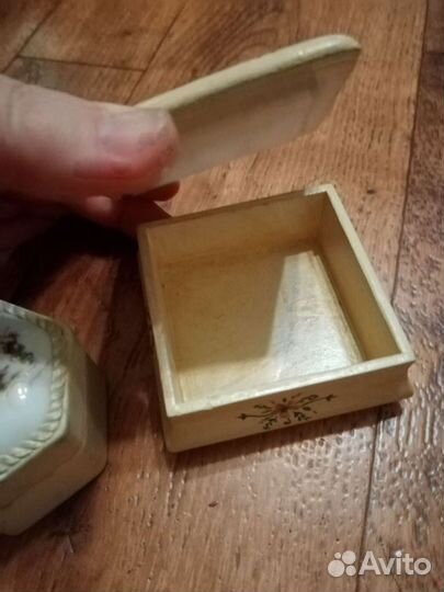 Шкатулка с бабочками ручная роспись