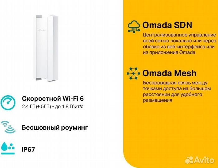 Wi-Fi точка доступа Tp-link EAP610-outdoor