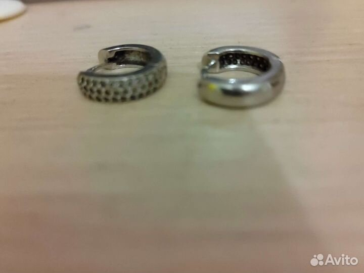 Серьги серебро 925пробы