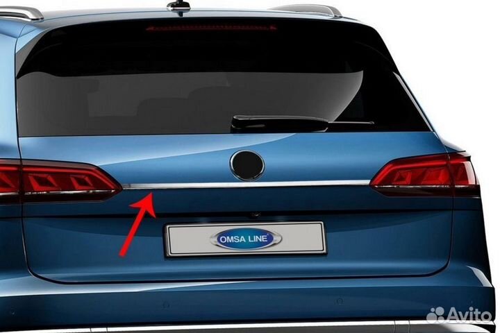 Накладка на крышку багажника Volkswagen Touareg