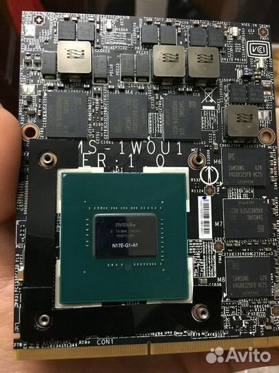 Новая Nvidia GTX 1060 MXM N17E-G1-A1