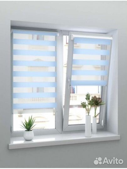 Рулонные жалюзи День-Ночь Зебра для дома и дачи