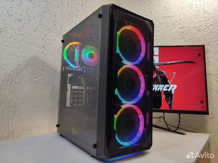 Игровой пк ryzen 5 3600 / 3060 ti / 16gb ddr4