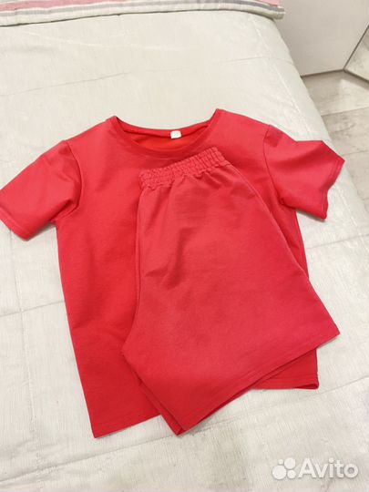 Комплект шорты и футболка женский