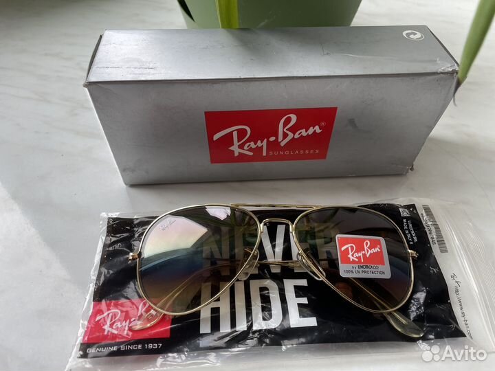 Очки ray ban aviator