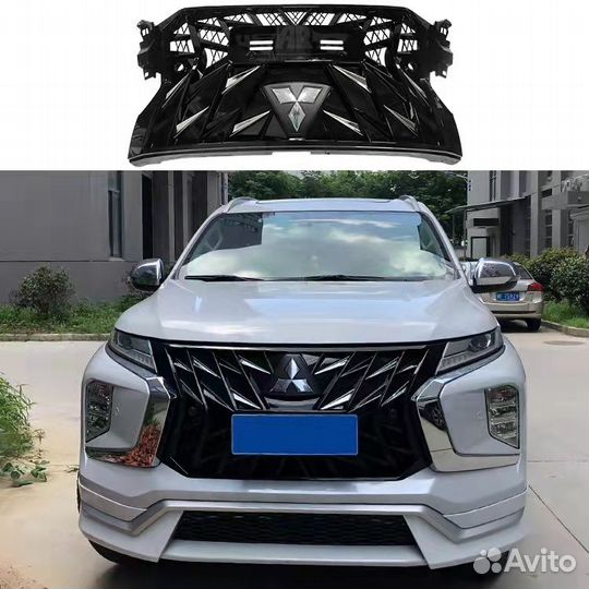 Решетка радиатора Mitsubishi Pajero Sport 2019+