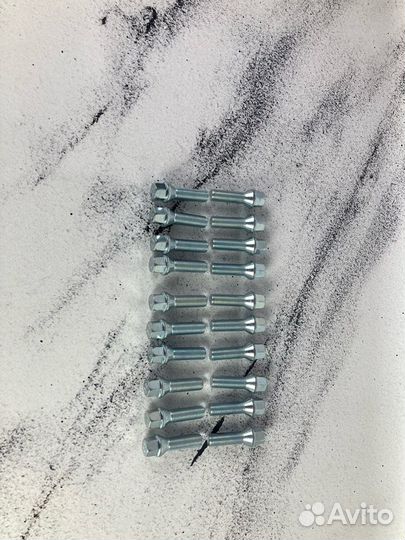 Болт колёсный М14x1.5x40 цинк конус, ключ 17
