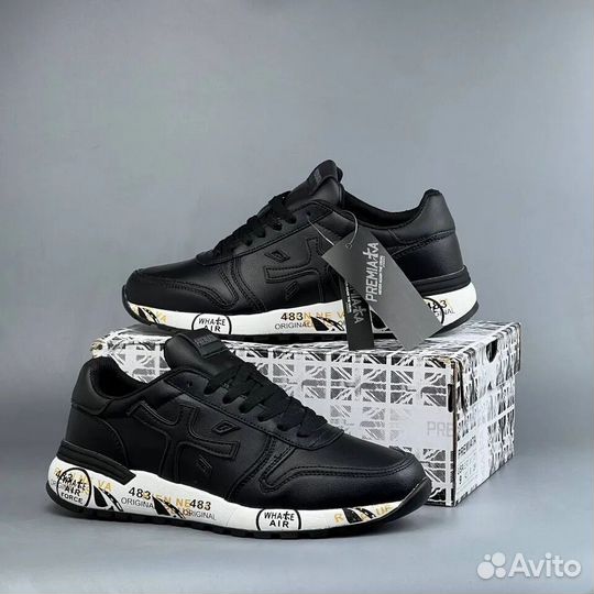 Premiata Mick 4020 Black Кожа