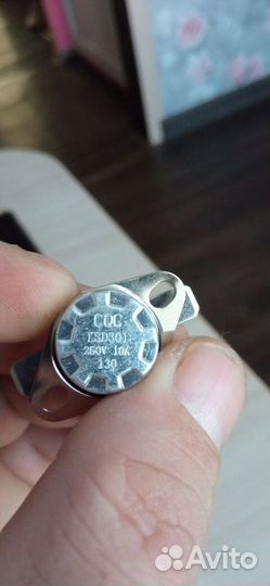 Термостат KST-820 (T250, 250V, 10A, шток 15mm)