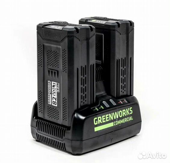 Зарядное устройство Greenworks G82C2 для 2-х акк