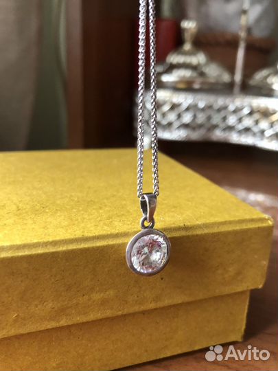 Серебряный кулон подвеска: сердце