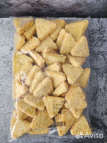 Картофельные котлетки Hashbrowns треугольные 2,5кг