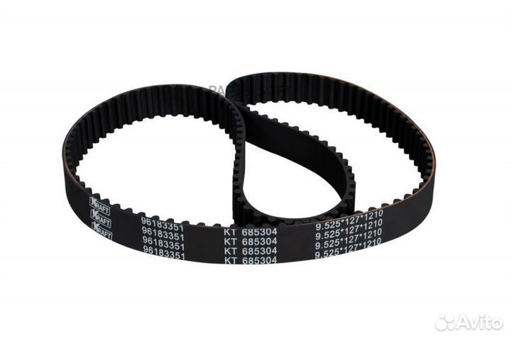 Kraft KT 685304 Ремень грм Daewoo Nexia (dohc), Ch