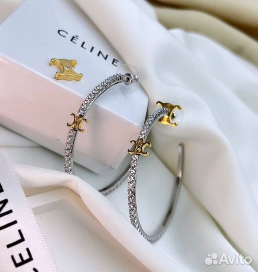 Серьги celine