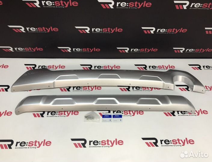 Накладки на бампера Subaru Forester с 2018 R392