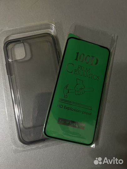 Чехол на iPhone 11 + стекло