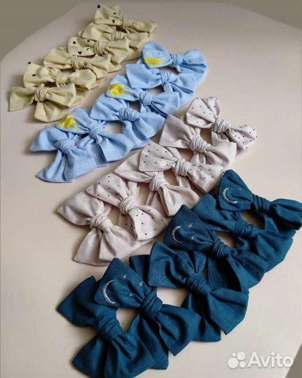 Банты для волос ручной работы