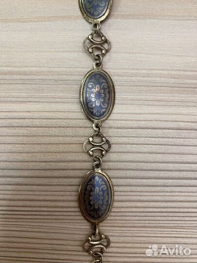 Серебряный браслет СССР