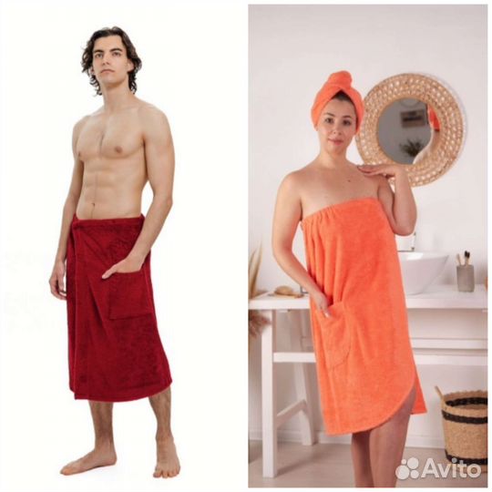 Комплекты махровые для сауны