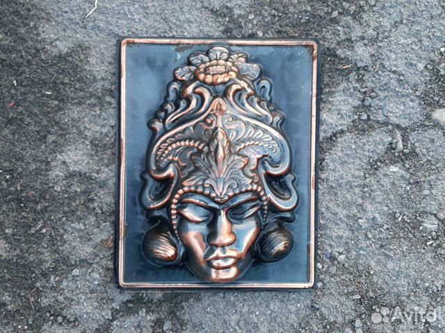 Маска панно богиня индийская Гита