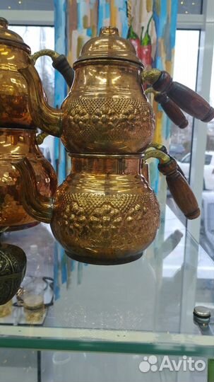 Чайник заварочный медный