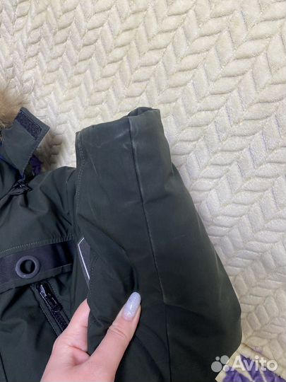 Удлиненная зимняя куртка