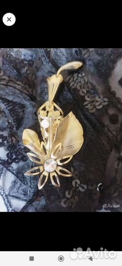 Винтажная брошь США