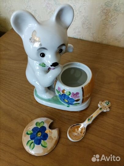 Винтажная сахарница 