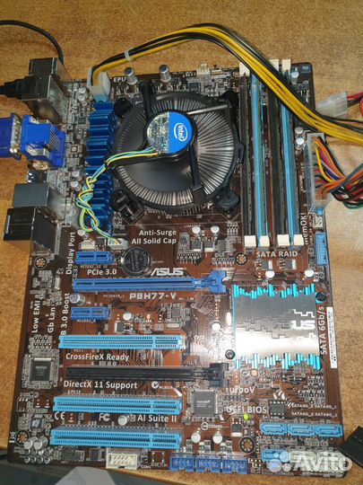 Материнская плата Asus P8H77-V, 1155