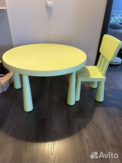 Набор детской мебели стол и стул IKEA