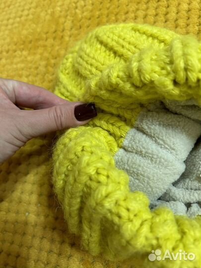 Снуд+шапка зимняя на флисе