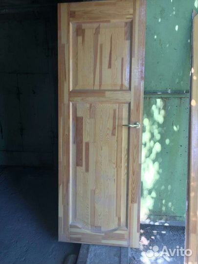 Двери межкомнатные деревянные массив сосна б/у